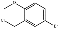 4-BROMO-2-(CHLOROMETHYL)-1-METHOXYBENZENE 구조식 이미지