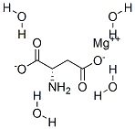 Magnesium aspartate tetrahydrate 구조식 이미지