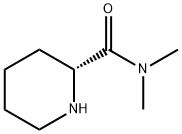 2-피페리딘카르복사미드,N,N-디메틸-,(2R)-(9CI) 구조식 이미지