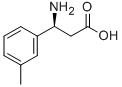 (S)-3-Amino-3-(3-methyl-phenyl)-propionic acid 구조식 이미지