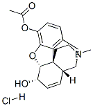 Morphine 3-acetate hydrochloride Structure