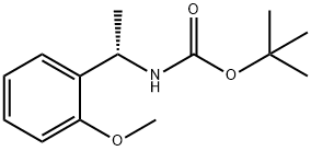 TERT-BUTYL [(1S)-1-(2-METHOXYPHENYL)ETHYL]CARBAMATE Structure