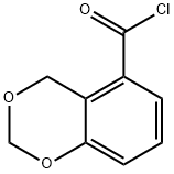 4H-1,3-Benzodioxin-5-carbonylchloride(9CI) Structure