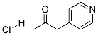 (4-Pyridyl)acetone Hydrochloride Structure