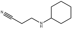 3-(CYCLOHEXYLAMINO)PROPIONITRILE Structure