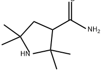 2,2,5,5-TETRAMETHYL-3-PYRROLIDINECARBOXAMIDE Structure