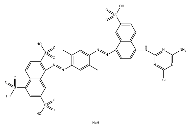 70210-17-2 tetrasodium 5-[[4-[[4-[(4-amino-6-chloro-1,3,5-triazin-2-yl)amino]-7-sulphonato-1-naphthyl]azo]-2,5-dimethylphenyl]azo]naphthalene-1,3,6-trisulphonate