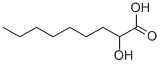 (+/-)-2-HYDROXYNONANOIC ACID Structure