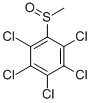 pentachlorophenylmethyl sulfoxide 구조식 이미지