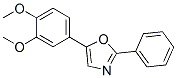 5-(3,4-디메톡시페닐)-2-페닐-1,3-옥사졸 구조식 이미지