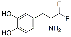 1,2-Benzenediol, 4-(2-amino-3,3-difluoropropyl)- (9CI) 구조식 이미지
