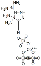 2-(5-CYANOTETRAZOLE)PENTAMMINECOBALT(III) PERCHLORATE Structure