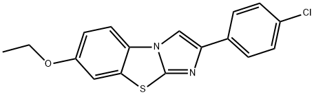 2-(4-CHLOROPHENYL)-7-ETHOXYIMIDAZO[2,1-B]BENZOTHIAZOLE Structure