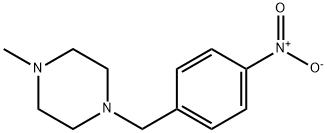 1-METHYL-4-(4-NITROBENZYL)PIPERAZINE 구조식 이미지