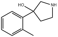3-(2-METHYLPHENYL)PYRROLIDIN-3-OL Structure