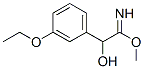 Benzeneethanimidic acid, 3-ethoxy-alpha-hydroxy-, methyl ester (9CI) Structure