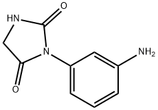 3-(3-aminophenyl)imidazolidine-2,4-dione Structure