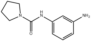 1-PyrrolidinecarboxaMide, N-(3-aMinophenyl)- Structure