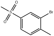 2-Bromo-4-(methylsulfonyl)toluene Structure