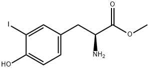 3-Iodo-L-tyrosine methyl ester 구조식 이미지