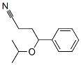 gamma-(1-methylethoxy)benzenebutyronitrile  Structure