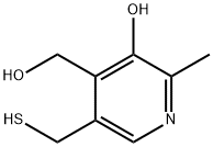 5-mercaptopyridoxine Structure