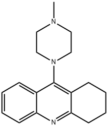 9-(4-Methylpiperazin-1-yl)-1,2,3,4-tetrahydroacridine Structure