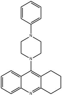 9-(4-Phenylpiperazin-1-yl)-1,2,3,4-tetrahydroacridine Structure