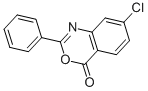 7-CHLORO-2-PHENYL-3,1-BENZOXAZIN-4-ONE 구조식 이미지