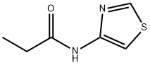 프로판아미드,N-4-티아졸릴- 구조식 이미지