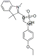 2-[2-[(4-ethoxyphenyl)amino]vinyl]-1,3,3-trimethyl-3H-indolium hydrogen sulphate Structure