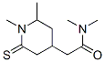 4-피페리딘아세트아미드,N,N,1,2-테트라메틸-6-티옥소- 구조식 이미지