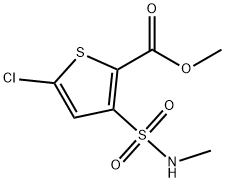 Methyl 5-chloro-3-chlorosulfonyl-2-thiophene carboxylate 구조식 이미지