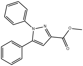 메틸1,5-디페닐-1H-피라졸-3-카르복실레이트 구조식 이미지