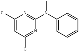 4,6-dichloro-N-Methyl-N-phenylpyriMidin-2-aMine Structure