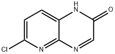 6-클로로피리도[2,3-b]피라진-2(1H)-온 구조식 이미지