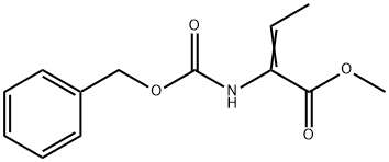 2-CBZ-AMINO-BUT-2-ENOICACID메틸에스테르 구조식 이미지