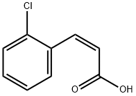 3-(2-chlorophenyl)-, (Z)-2-Propenoic acid Structure