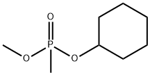 Cyclohexyl methyl methylphosphonate 구조식 이미지
