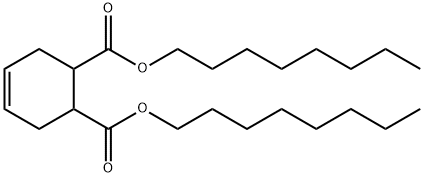 DI-N-OCTYL 4-CYCLOHEXENE-1,2-DICARBOXYLATE Structure