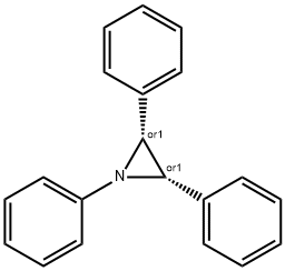 CIS-1,2,3-TRIPHENYLAZIRIDINE Structure