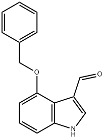 4-Benzyloxyindole-3-carboxaldehyde 구조식 이미지