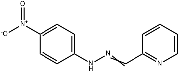 2-피리딘카르복살디하이드 4-니트로페닐하이드라존 구조식 이미지