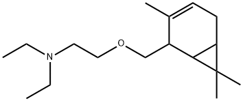 diethyl[2-[(3,7,7-trimethylbicyclo[4.1.0]hept-3-en-2-yl)methoxy]ethyl]amine Structure
