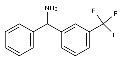1-phenyl-1-[3-(trifluoromethyl)phenyl]methanamine Structure