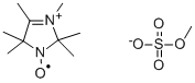 2,2,3,4,5,5-HEXAMETHYL-3-IMIDAZOLINIUM-1-YLOXY METHYL SULFATE Structure