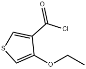3-티오펜카르보닐클로라이드,4-에톡시-(9CI) 구조식 이미지