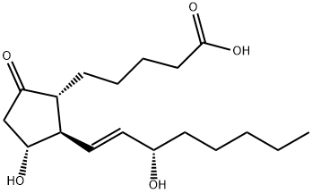 2,3-DINOR PROSTAGLANDIN E1 Structure