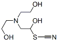 thiocyanic acid, compound with 2,2',2''-nitrilotris[ethanol] (1:1) Structure