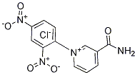 3-carbamyl-1-(2,4-dinitrophenyl)-pyridinium chloride Structure